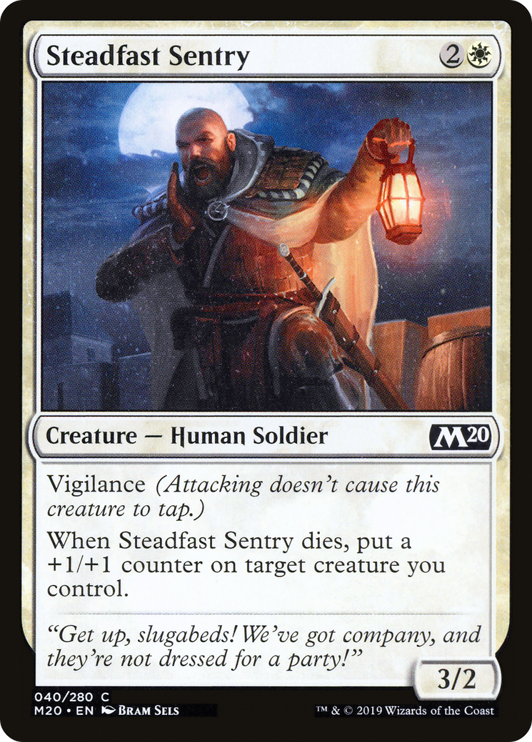 Steadfast Sentry (M20-040) [Core Set 2020]