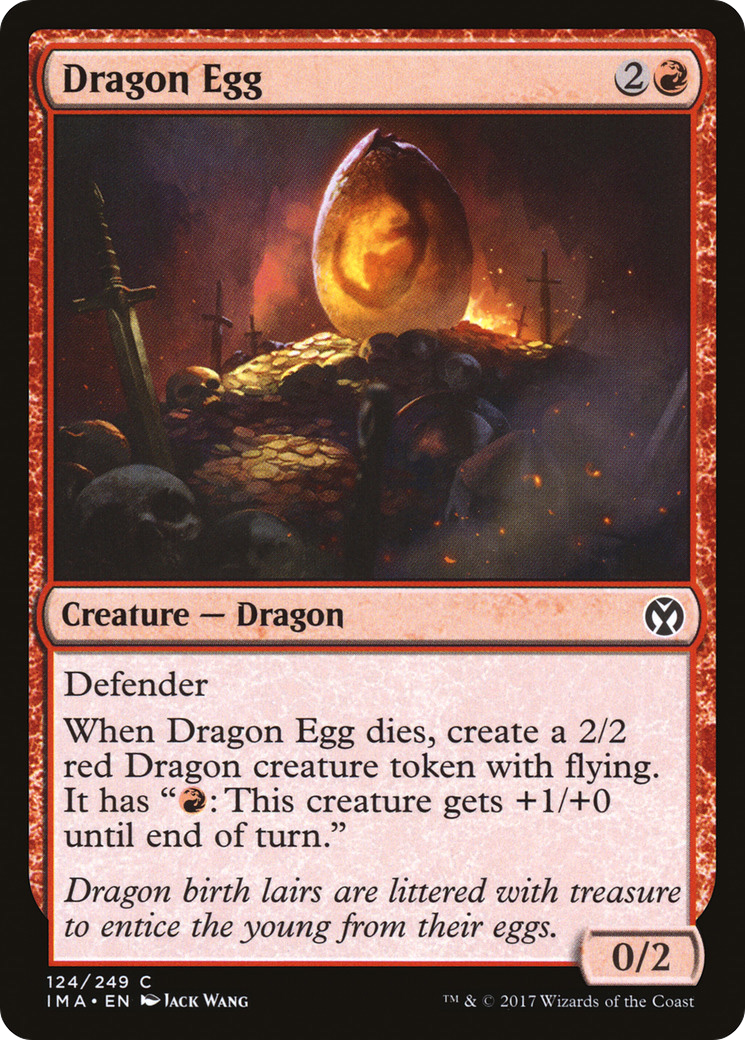 Dragon Egg (IMA-124) [Iconic Masters] Foil
