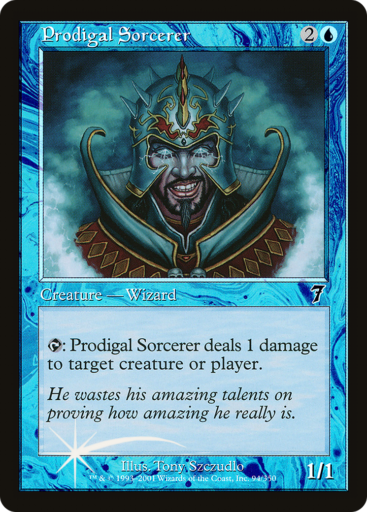 Prodigal Sorcerer (7ED-94★) [7th Edition] Foil