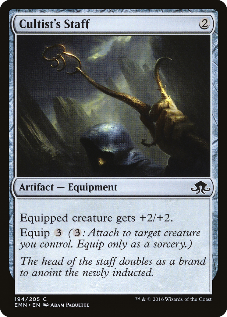 Cultist's Staff (EMN-194) [Eldritch Moon]