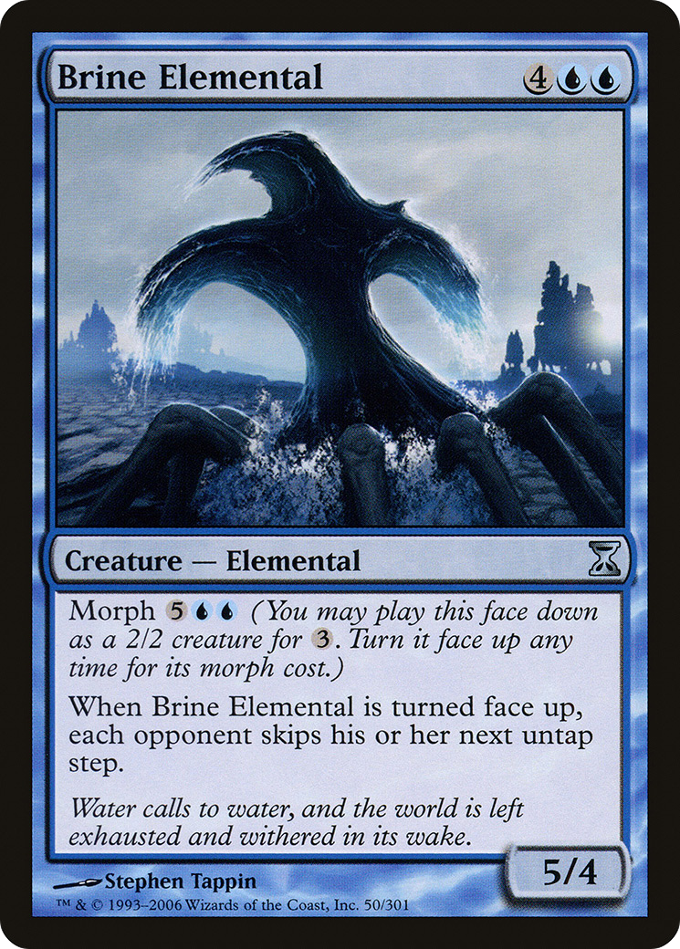 Brine Elemental (TSP-050) [Time Spiral] Foil