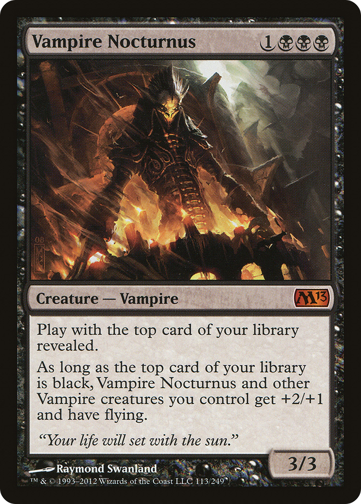 Vampire Nocturnus (M13-113) [Magic 2013] Foil