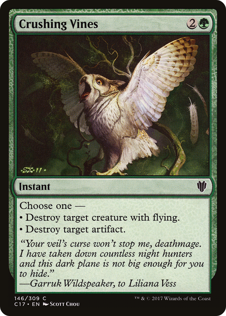 Crushing Vines (C17-146) [Commander 2017]