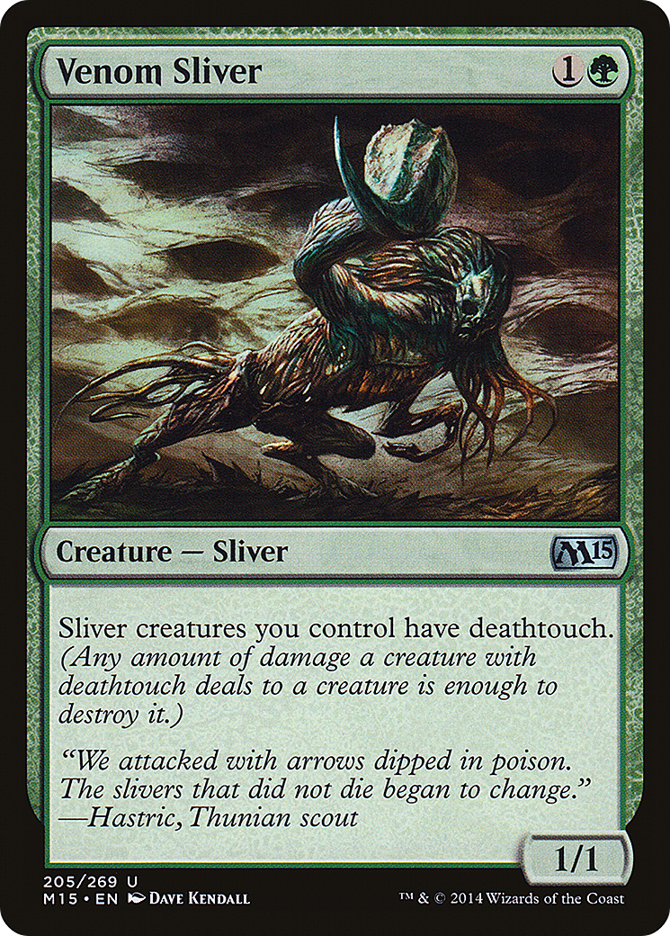 Venom Sliver (M15-205) [Magic 2015] Foil