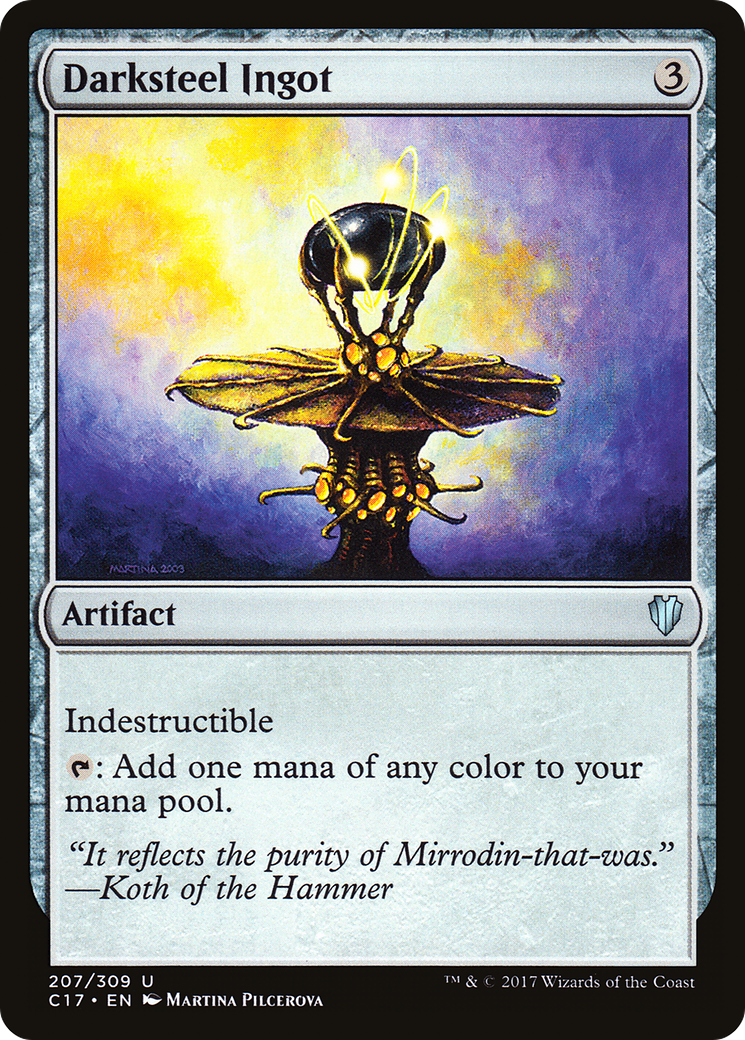 Darksteel Ingot (C17-207) [Commander 2017]