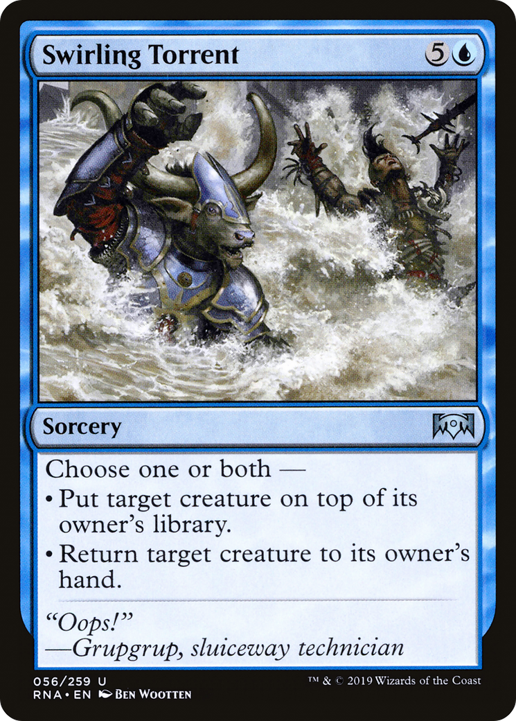 Swirling Torrent (RNA-056) [Ravnica Allegiance]