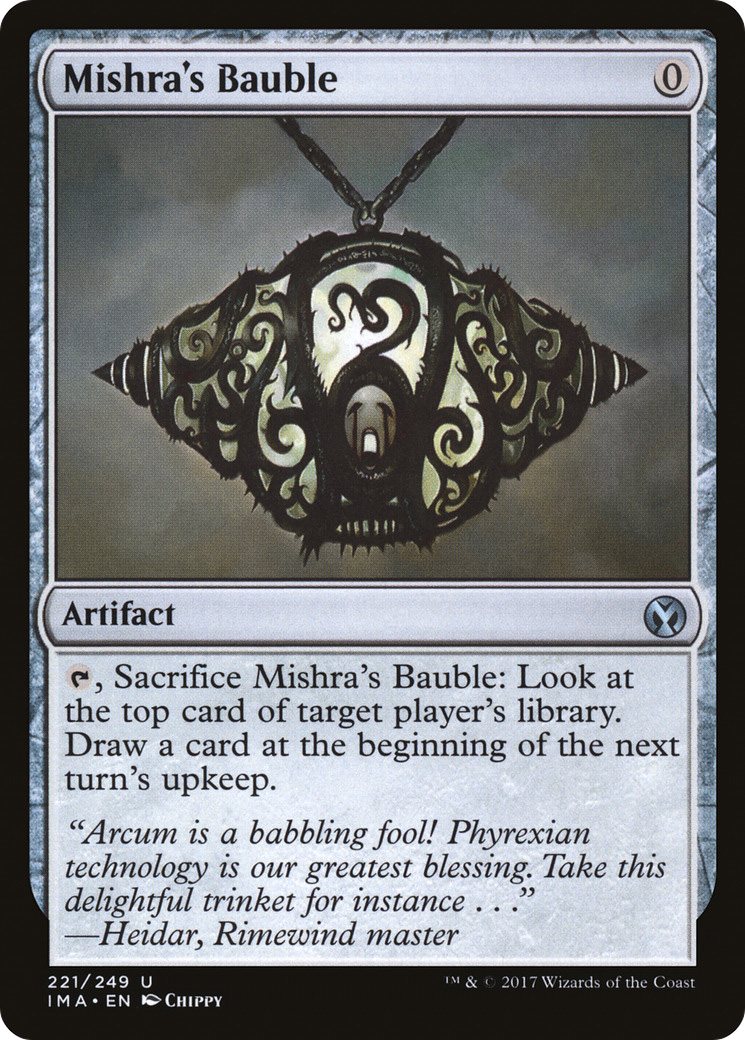 Mishra's Bauble (IMA-221) [Iconic Masters]