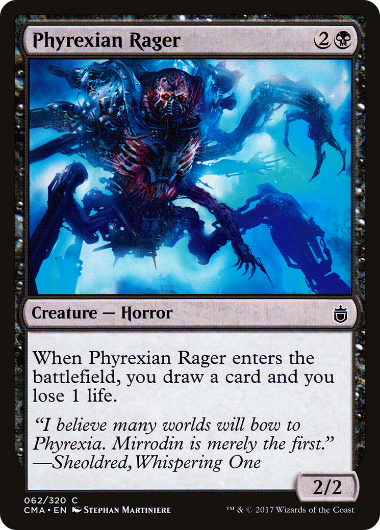 Phyrexian Rager (CMA-062) [Commander Anthology]