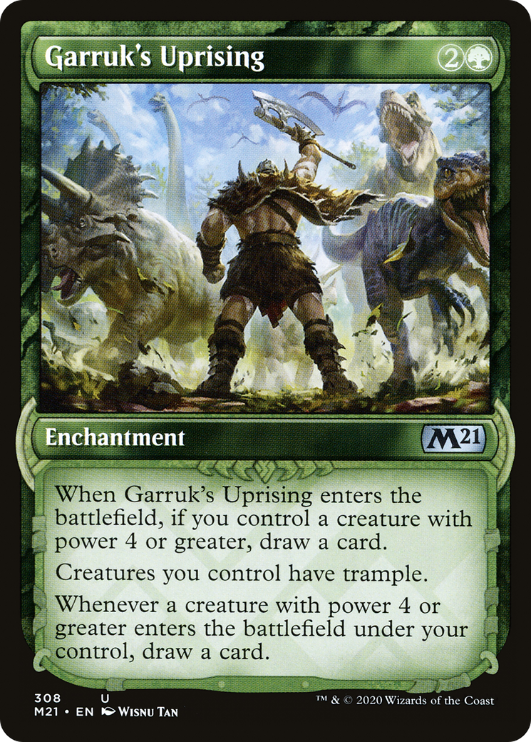 Garruk's Uprising (Showcase) (M21-308) [Core Set 2021]