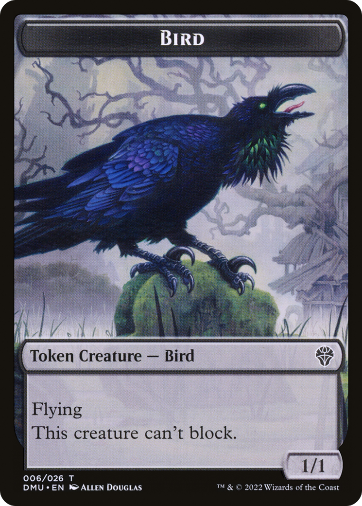 Bird Token (DMU-006) [Dominaria United Tokens]