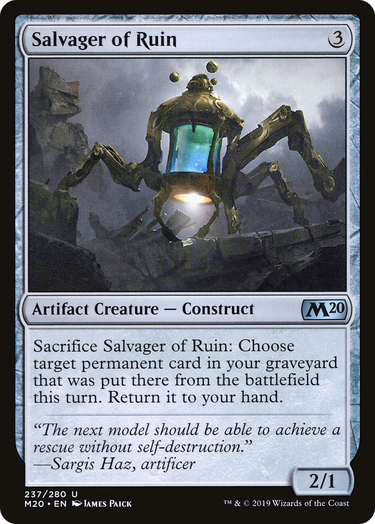 Salvager of Ruin (M20-237) [Core Set 2020]