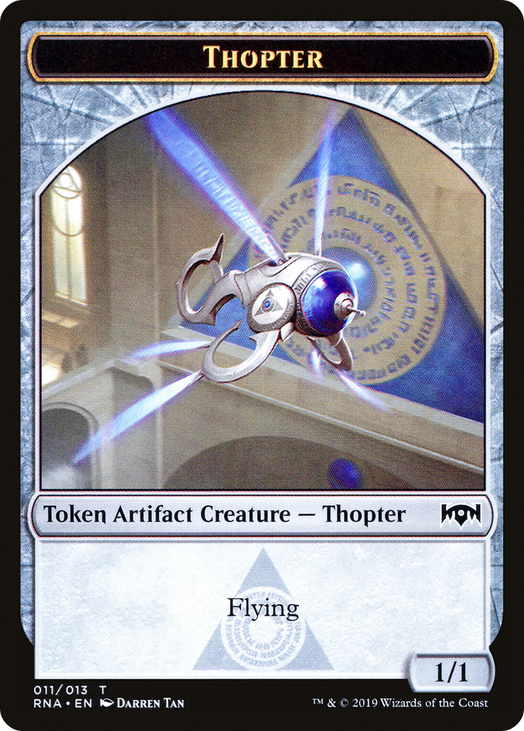 Thopter Token (RNA-011) [Ravnica Allegiance Tokens]