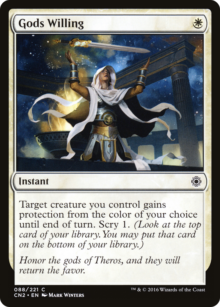 Gods Willing (CN2-088) [Conspiracy: Take the Crown] Foil