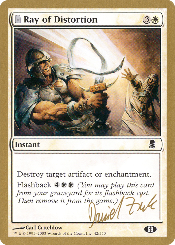 Ray of Distortion - 2003 Daniel Zink (ODY) (SB) (WCD-DZ42SB) [World Championship Decks 2003]
