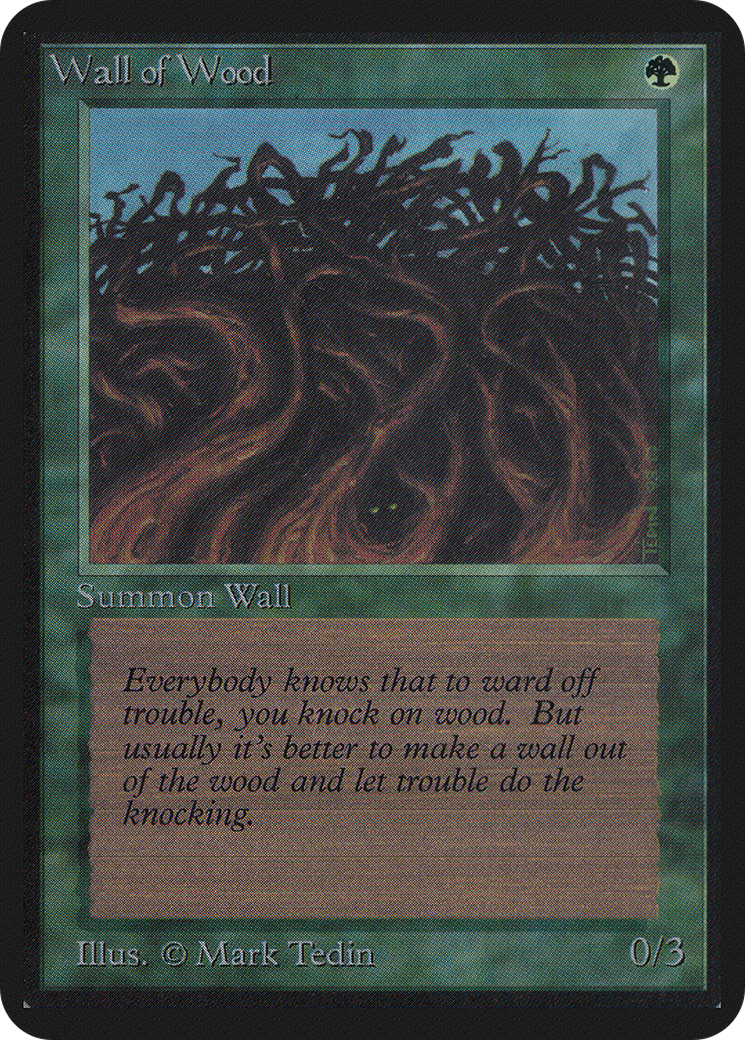 Wall of Wood [Limited Edition Alpha]