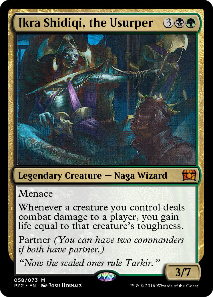 Ikra Shidiqi, the Usurper (PZ2-058) [Treasure Chest]