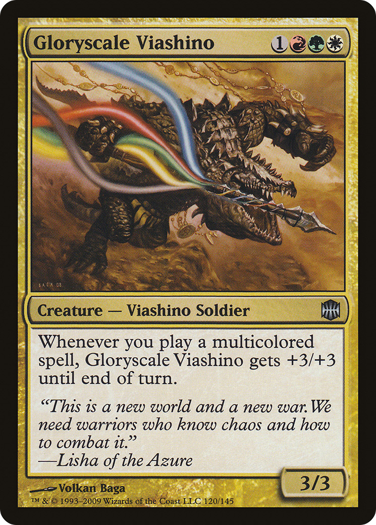 Gloryscale Viashino (ARB-120) [Alara Reborn] Foil