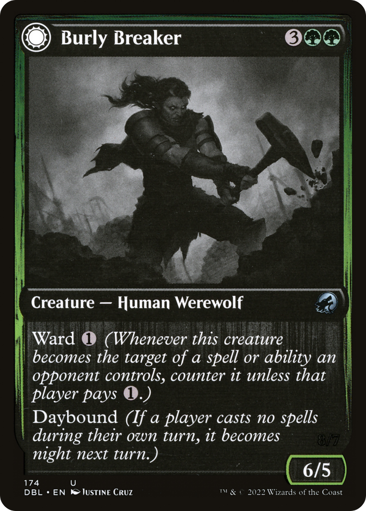 Burly Breaker (DBL-174) [Innistrad: Double Feature] Foil