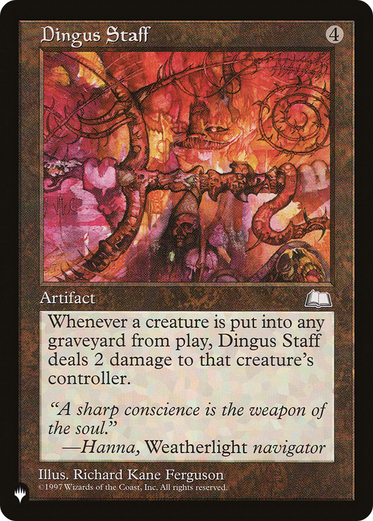 Dingus Staff (LIST-WTH-149) [The List]