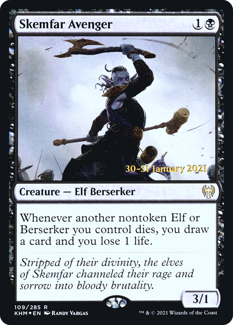 Skemfar Avenger (PRE-109S) [Kaldheim Promos] Foil