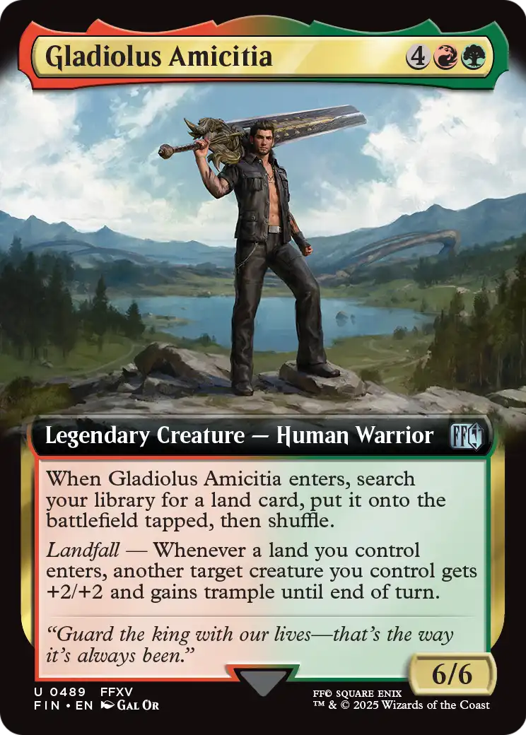 Gladiolus Amicitia (Extended Art) (FIN-489) [FINAL FANTASY]