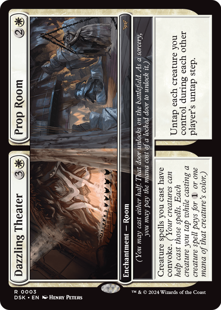 Dazzling Theater // Prop Room (DSK-003) [Duskmourn: House of Horror] Foil