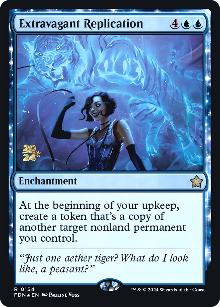 Extravagant Replication (PRE-154) [Foundations Promos] Foil