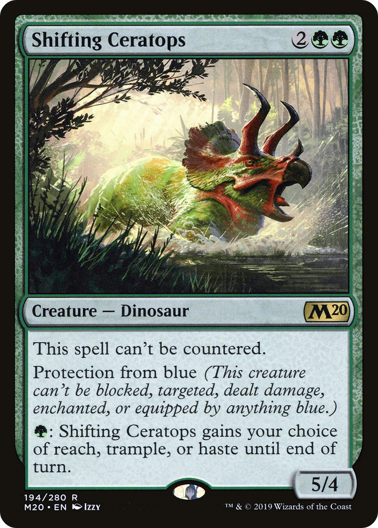 Shifting Ceratops (M20-194) [Core Set 2020]