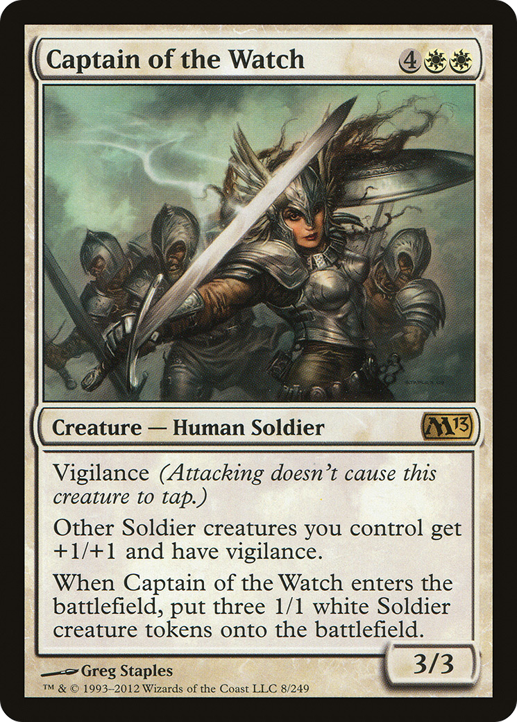 Captain of the Watch (M13-008) [Magic 2013] Foil