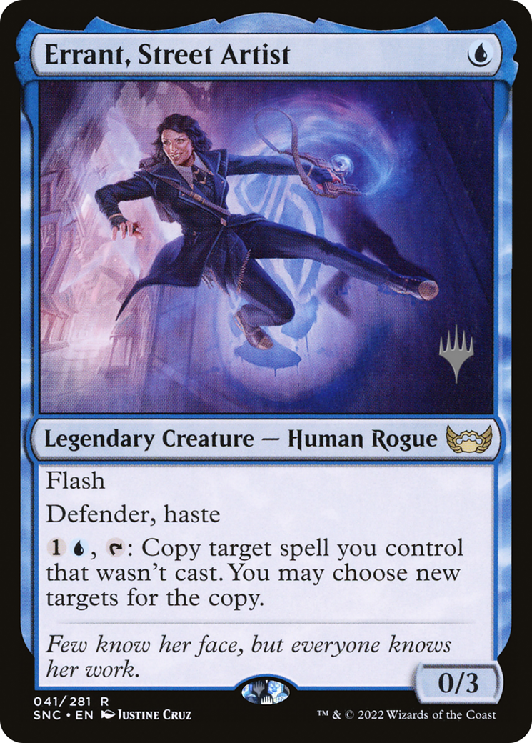 Errant, Street Artist (PPSNC-041) [Promo Pack: Streets of New Capenna Promos] Foil