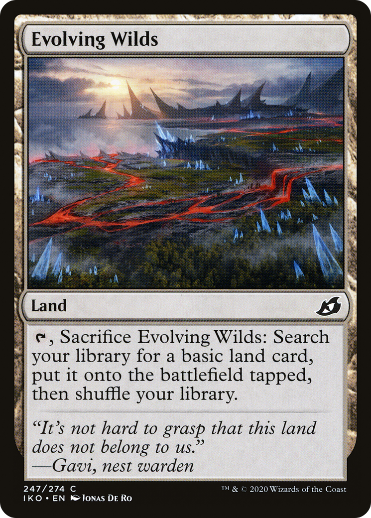Evolving Wilds (IKO-247) [Ikoria: Lair of Behemoths] Foil