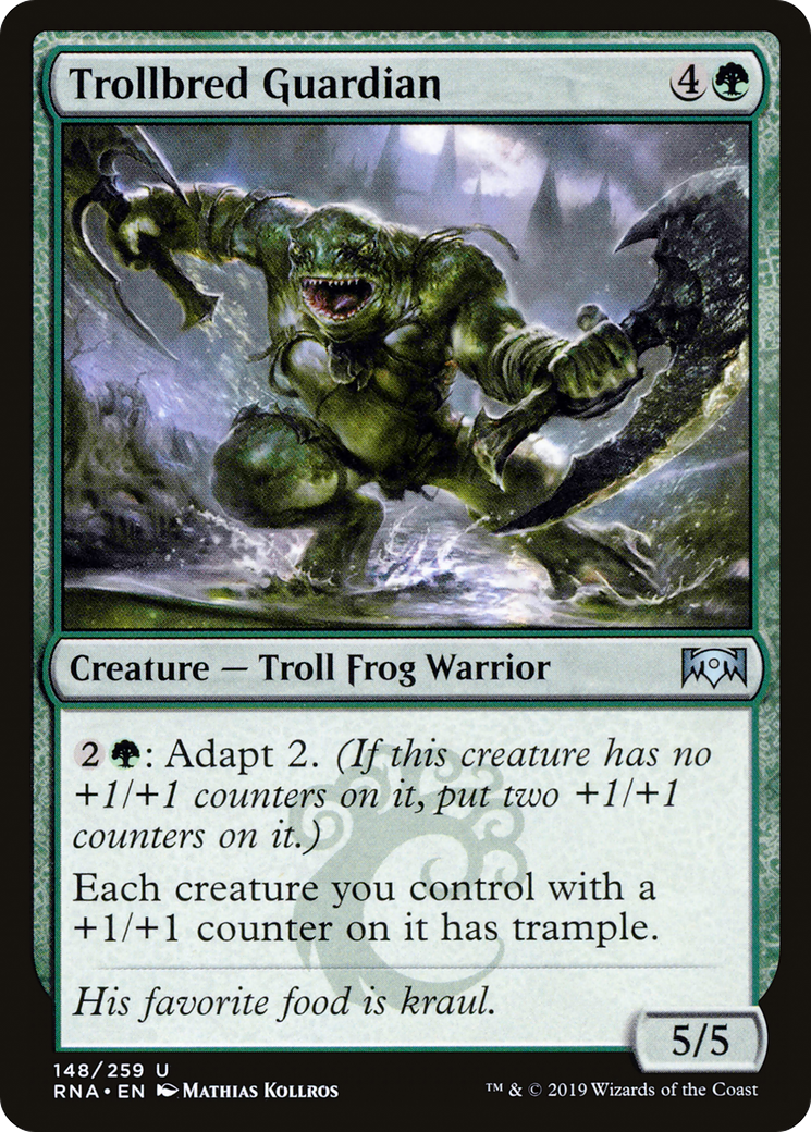 Trollbred Guardian (RNA-148) [Ravnica Allegiance] Foil