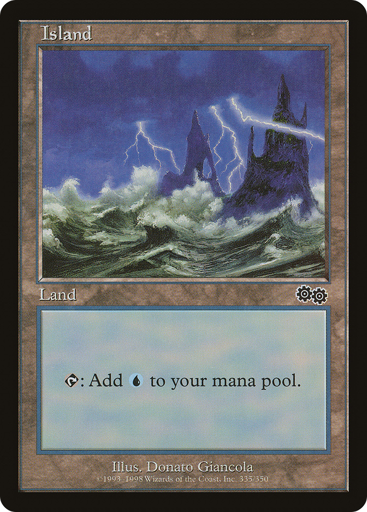 Island (USG-335) [Urza's Saga]