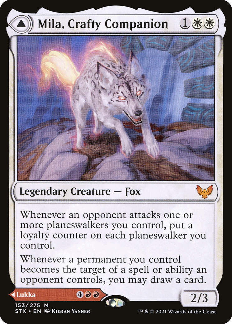 Mila, Crafty Companion (STX-153) [Strixhaven: School of Mages] Foil