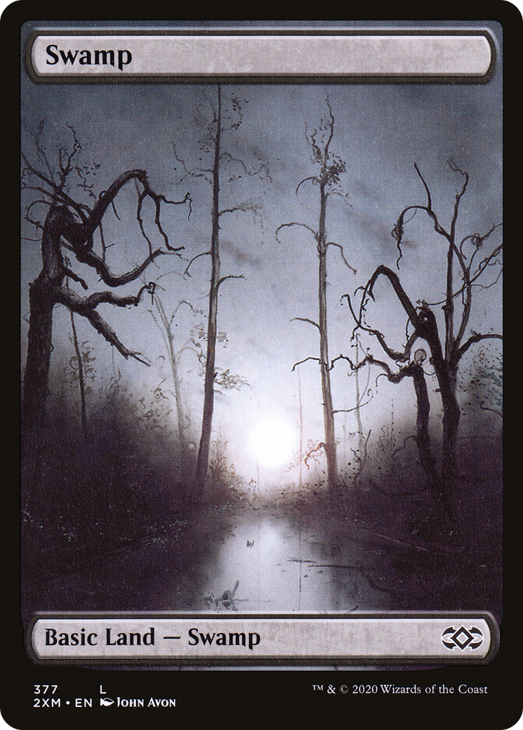 Swamp (2XM-377) [Double Masters] Foil