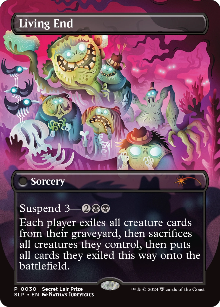 Living End (SLP-030) (Borderless) [Secret Lair Showdown] Foil