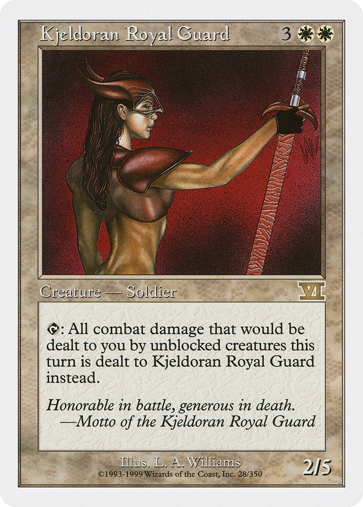 Kjeldoran Royal Guard (6ED-028) [Classic Sixth Edition]