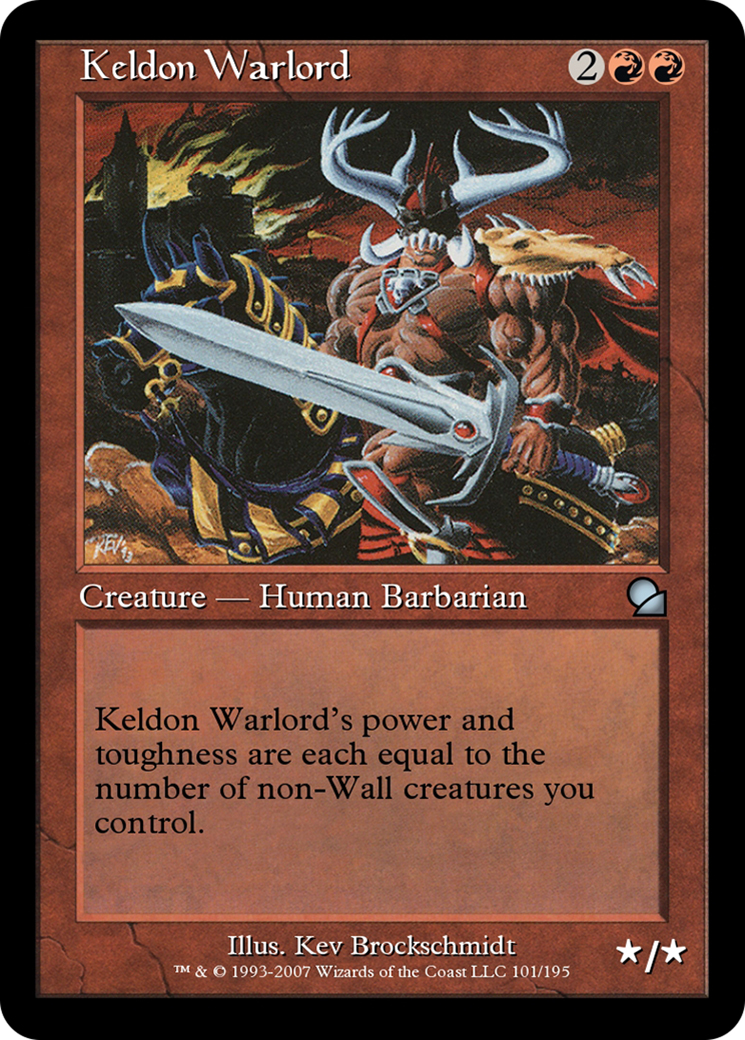 Keldon Warlord (ME1-101) [Masters Edition] Foil