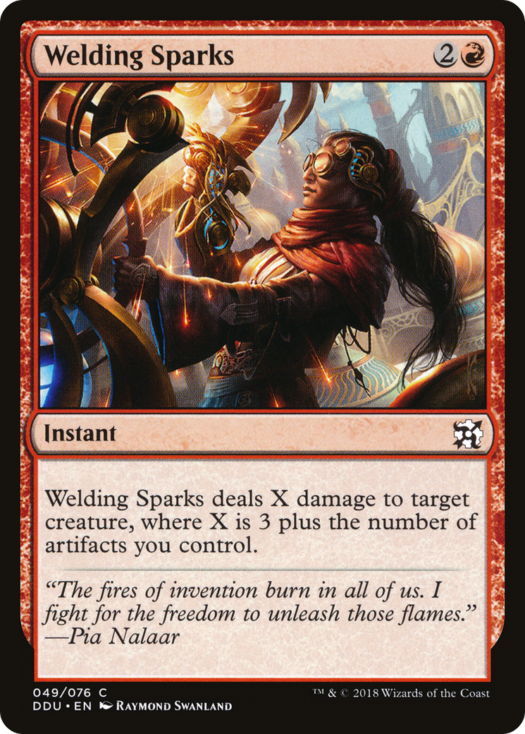 Welding Sparks (DDU-049) [Duel Decks: Elves vs. Inventors]