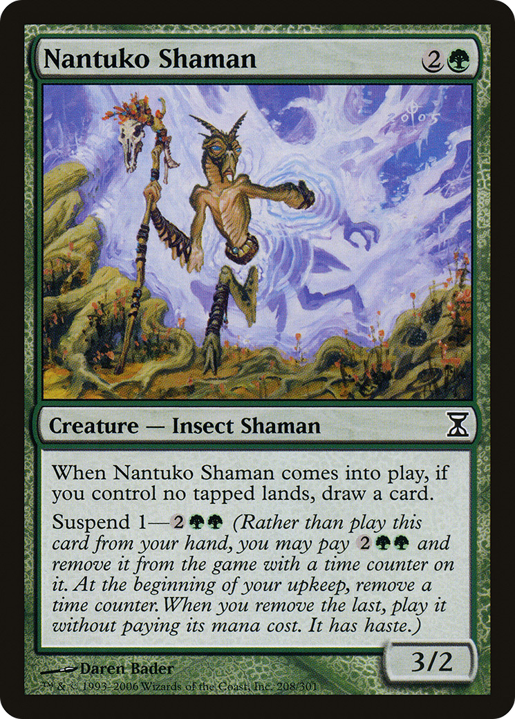 Nantuko Shaman (TSP-208) [Time Spiral] Foil