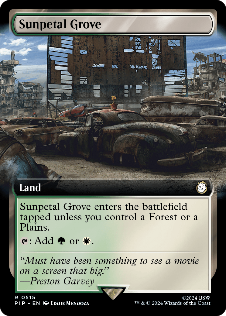 Sunpetal Grove (Extended Art) (PIP-515) [Fallout]