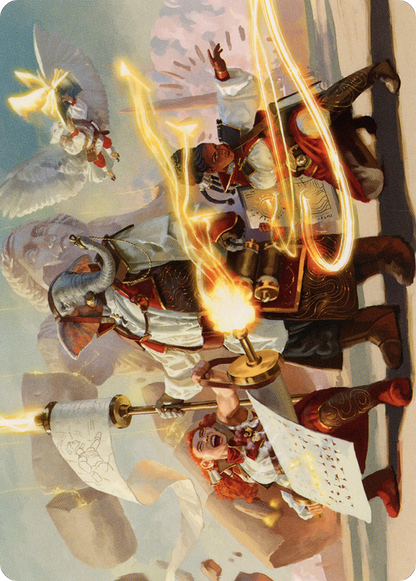 Lorehold Command // Lorehold Command (ASTX-031) (Borderless) [Strixhaven Art Series] Foil