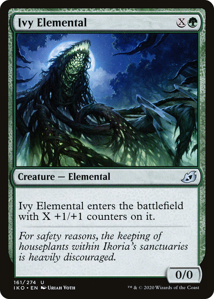 Ivy Elemental (IKO-161) [Ikoria: Lair of Behemoths]