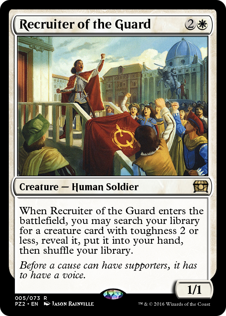 Recruiter of the Guard (PZ2-005) [Treasure Chest] Foil