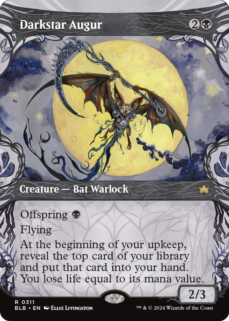 Darkstar Augur (Showcase) (BLB-311) (Borderless) [Bloomburrow]