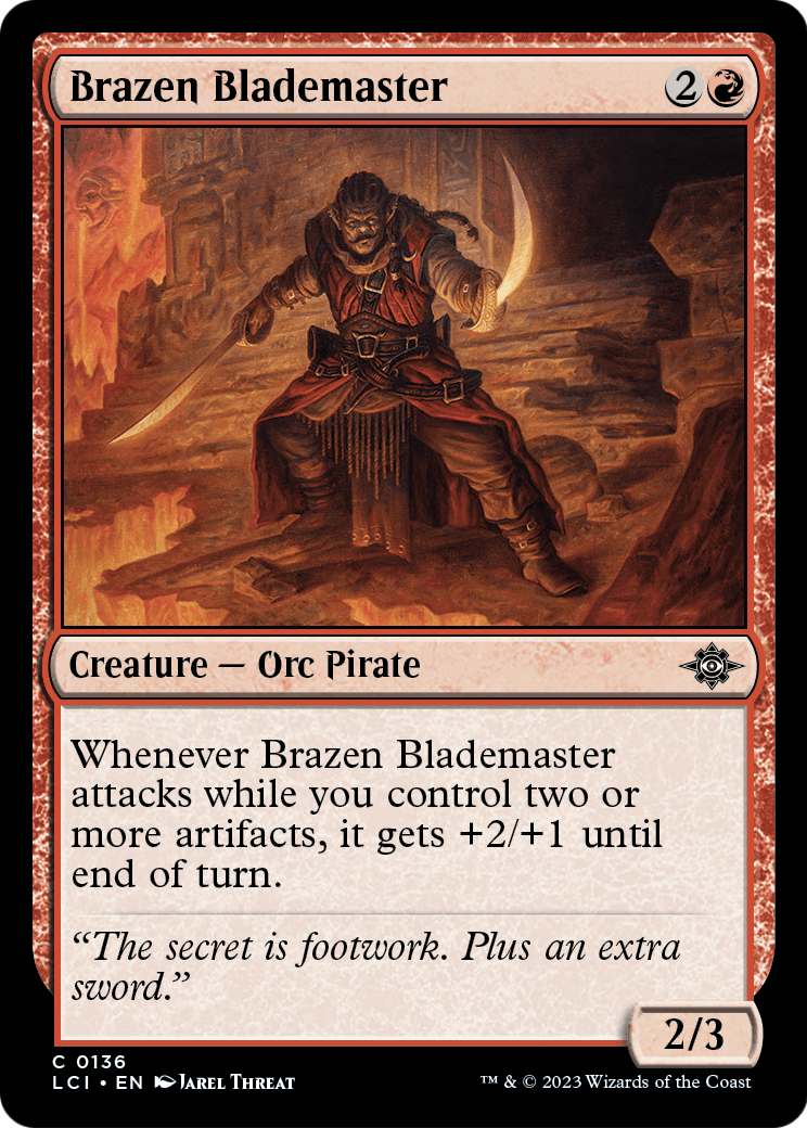 Brazen Blademaster (LCI-136) [The Lost Caverns of Ixalan]