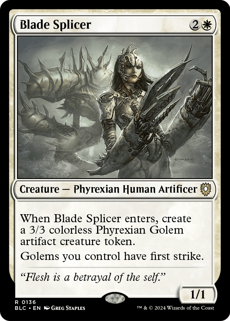 Blade Splicer (BLC-136) [Bloomburrow Commander]