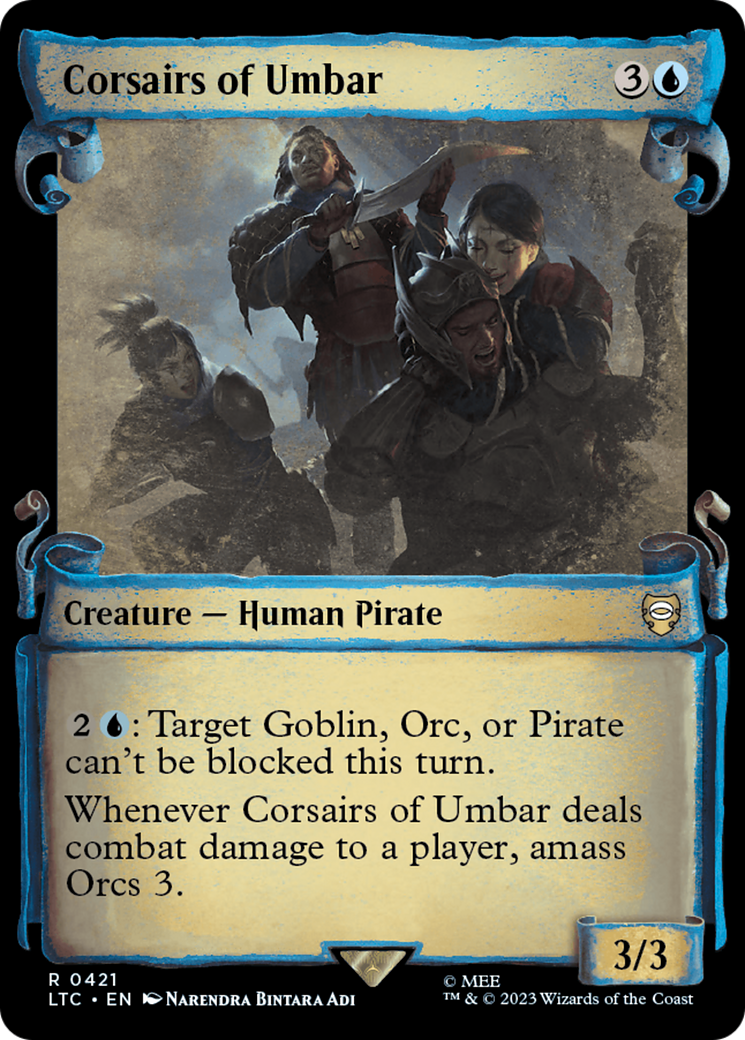 Corsairs of Umbar (Showcase Scrolls) (LTC-421) [Tales of Middle-earth Commander]