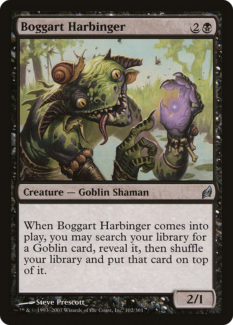 Boggart Harbinger (LRW-102) [Lorwyn] Foil