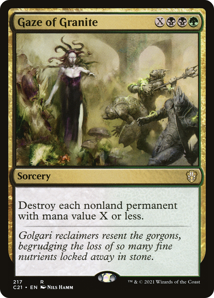 Gaze of Granite (C21-217) [Commander 2021]